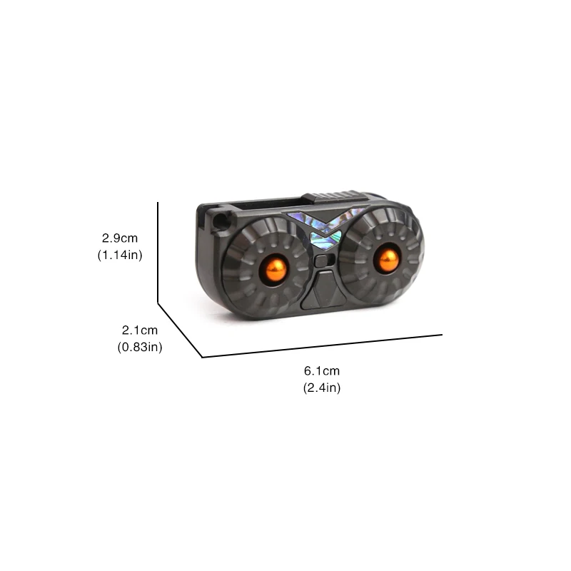 Owl EDC Magnetic Push Slider Stainless Steel Fidget Slider Toy Mechanical Slider 3IN1 Anxiety Anti Stress Sensory Toy Gifts - view 6