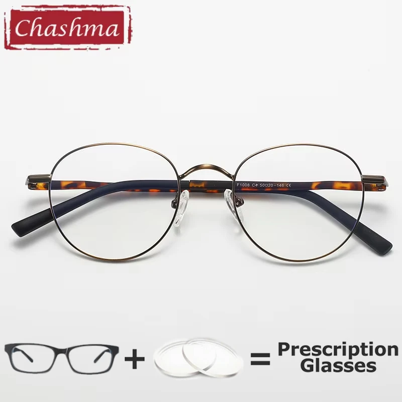 

Men Prescription Glasses Round Eyewear Myopia Recipe Glasses Farsighted for Men Reading Glasses Multifocal Progressive Lenses