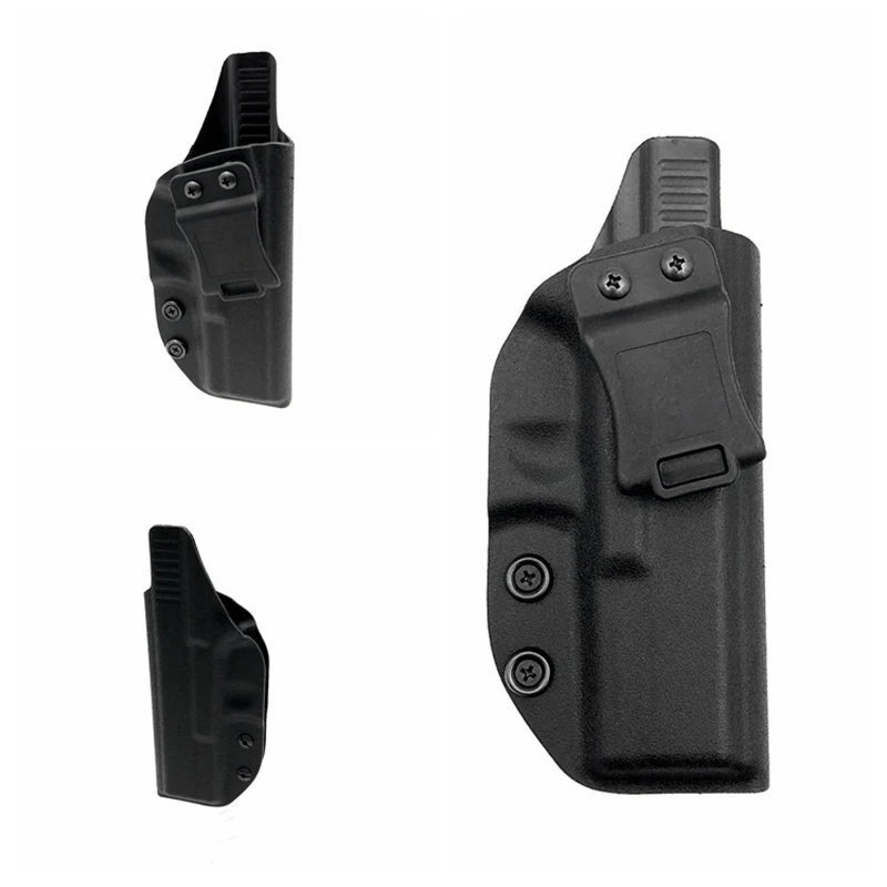 IWB Kydex Gun Holster for Glock 17 31 43 43x Airsoft Tactical Concealed Pistol Case Mag Pouch Gun Carry Belt Holster