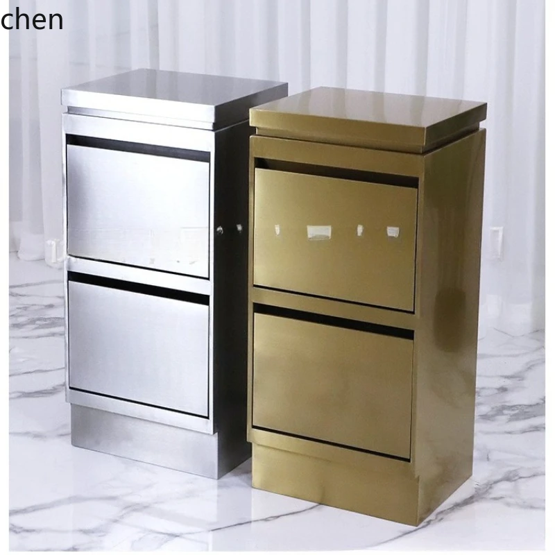 

HXL Hairdressing Tool Cabinet Salon Special Storage Stainless Steel Scissors Tool Stand Organizer