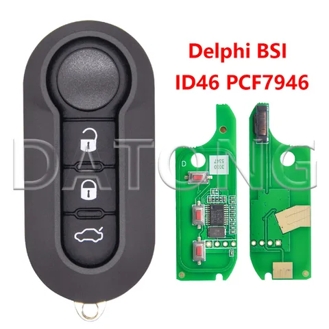 Автомобильный ключ Datong World для Fiat, Citroen, Peugeot, 433 МГц