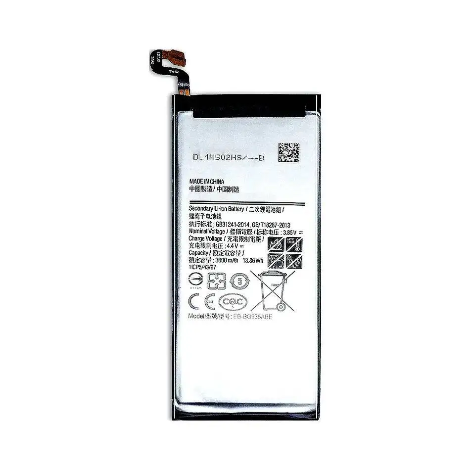 高性能 3600Mah 携帯電話バッテリー信頼性の高い電源サムスンギャラクシー S7 エッジ G935 G935FD SM-G935F EB-BG935ABE