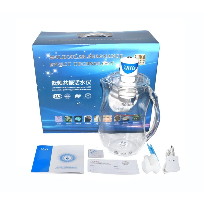 7.8 Hertz Quan tum Water Activator Energy Change Water Molecule Link Structure Improve the Bl ood Viscosity Enhance Cell Health