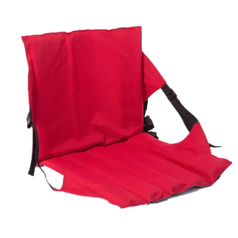 Outdoor Portable Ultra Light Cushion Beach Chair Venue Cushion With Back Folding Seat Cushion Leisure Folding Chair