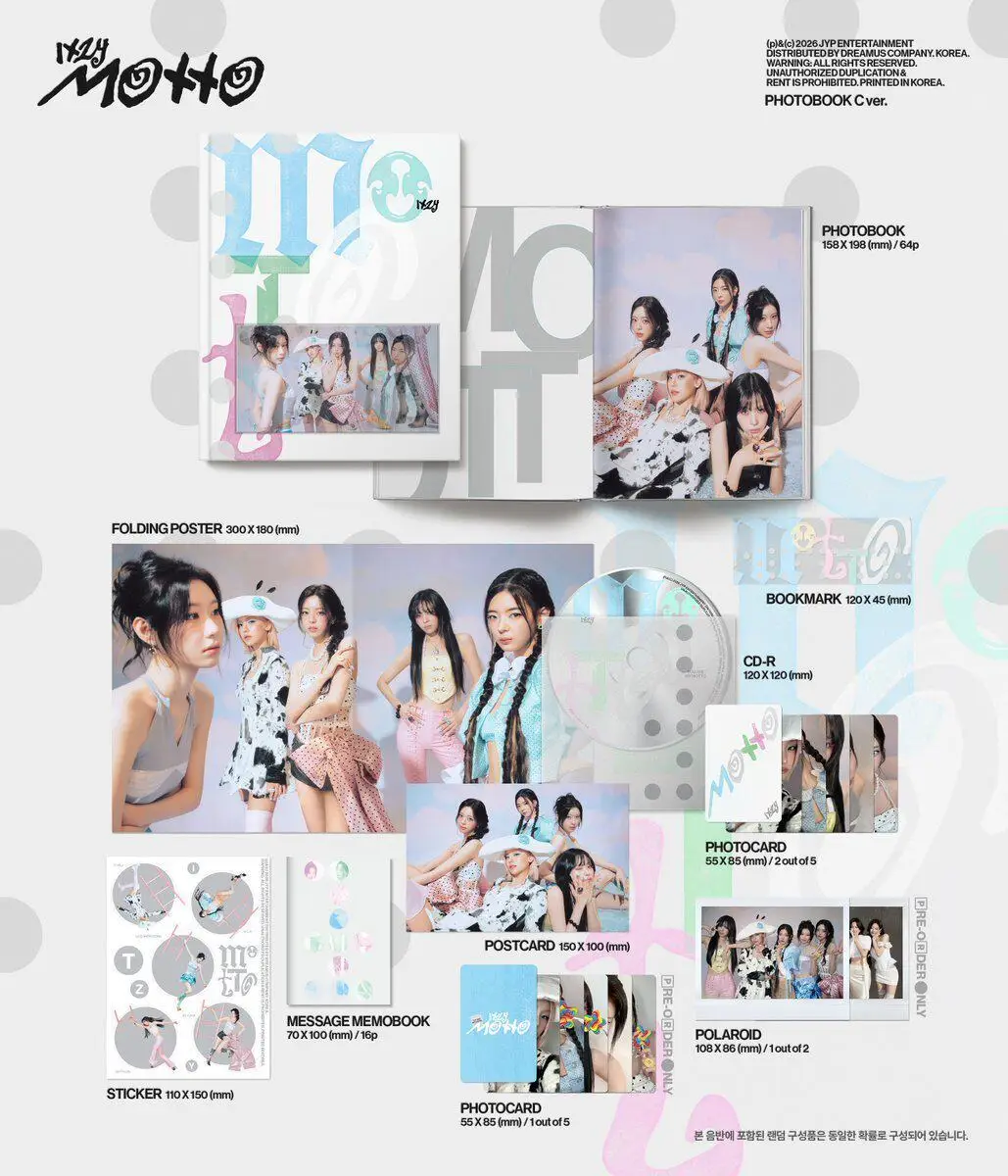 ITZY Motto 12th Mini Album, Korean Official Preorder, Photobook