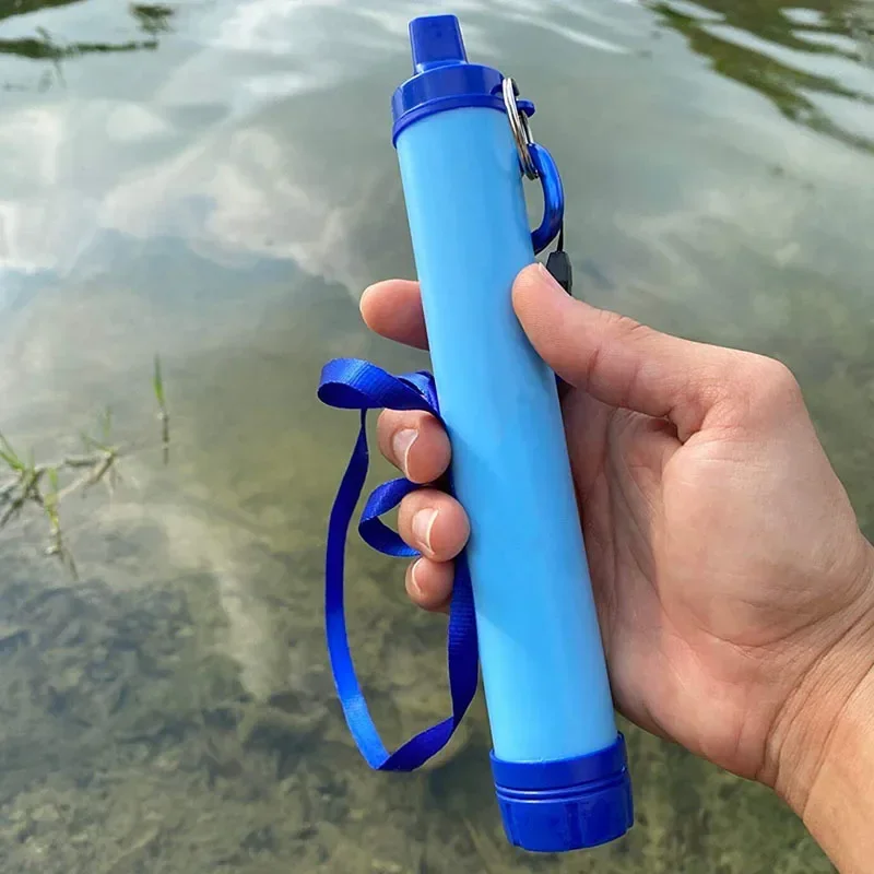 Outdoor Survival Emergency Direct Drinking Water Filtering Tool Individual Water Purifier Portable Filter Straw