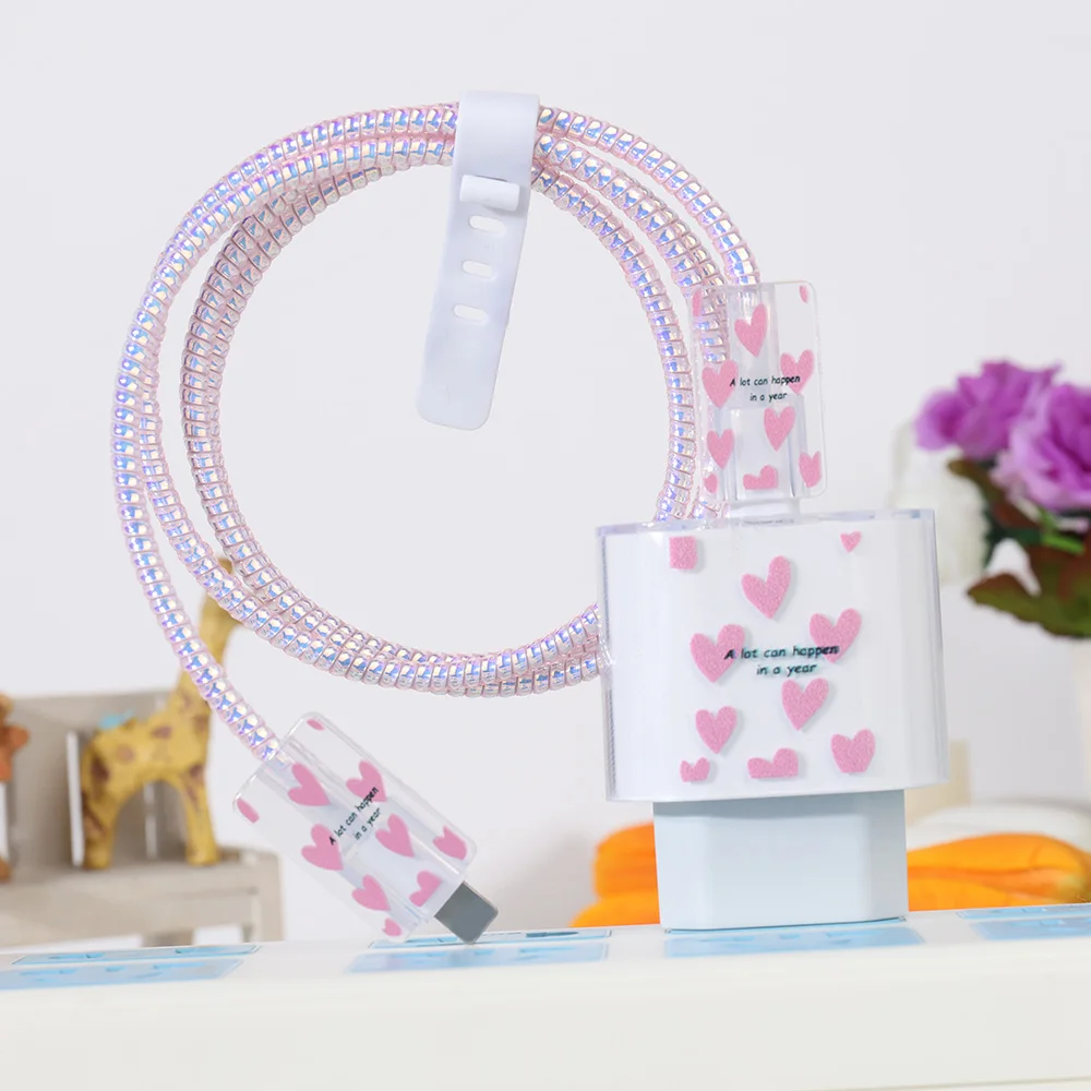 

Мягкий защитный чехол из ТПУ для iPhone, 20 Вт, 18 Вт, чехлы для быстрой зарядки с европейской вилкой, протектор кабеля, защитный чехол для iPhone 14 1113 15 Pro Max