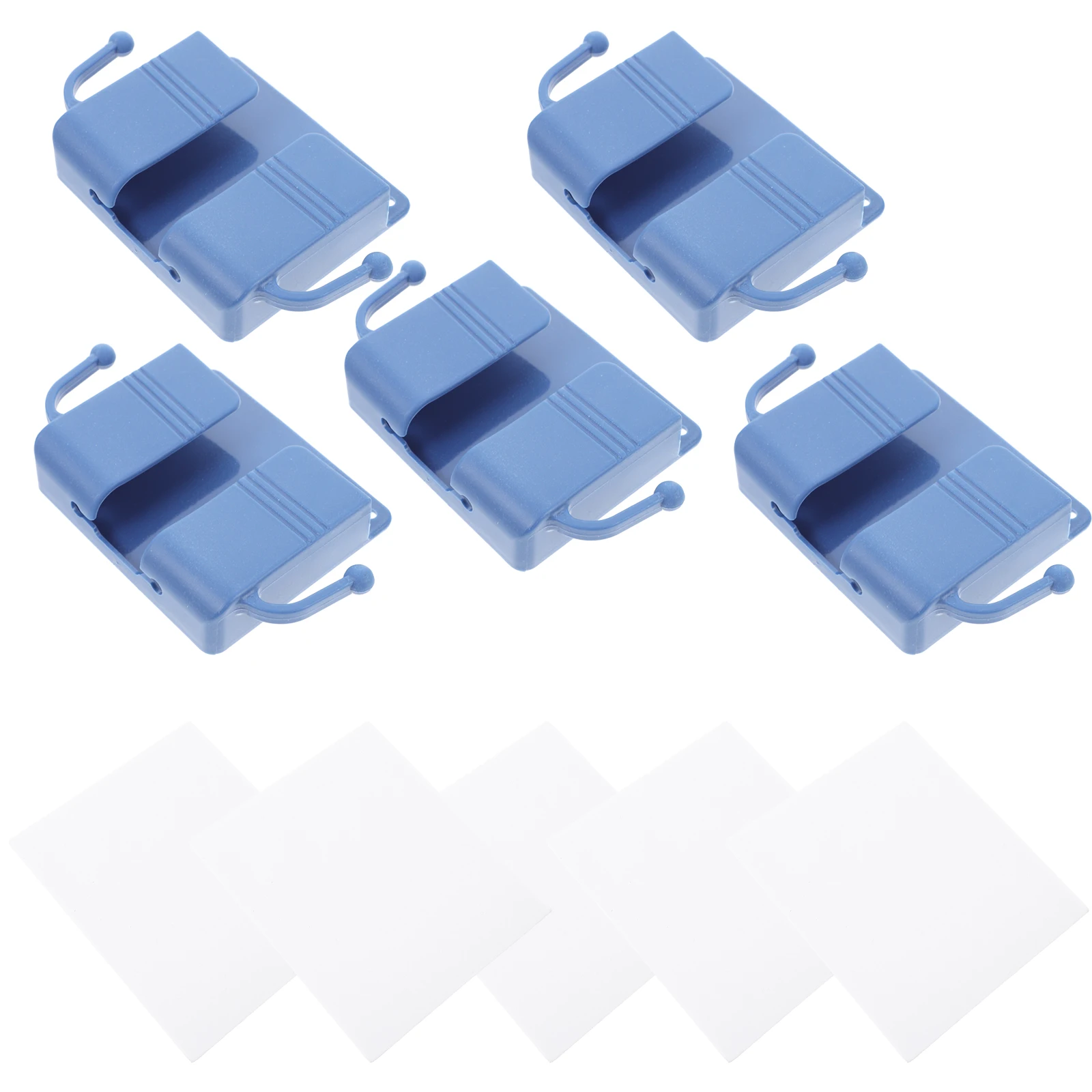 

5pcs Remote Controller Storage Racks Wall-Mounted Holders For Living Room Bedroom Space-Saving Shelf Organizer Household