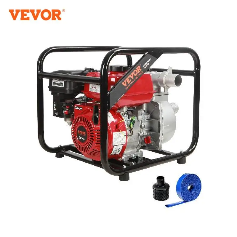 

VEVOR Gasoline Engine Water Pump 7HP 142/265 GPM 22ft Suction 4-Stroke Gas Powered Trash Water Transfer Pump for Irrigation Pool