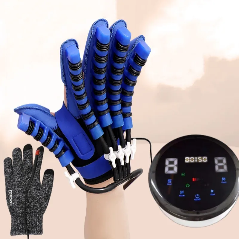 device for stroke hand rehabilitation children stoke patients use the hand rehab robot gloves