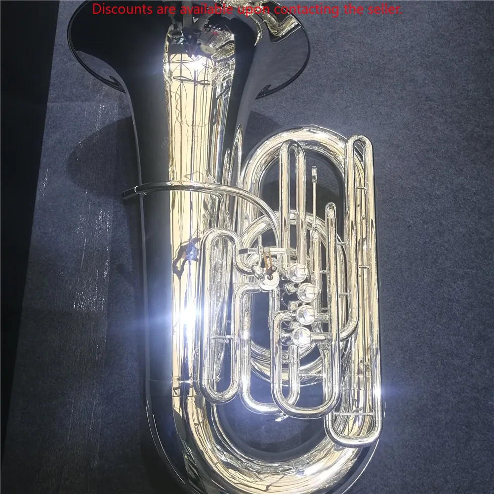 Tuba Profesional CC 6/4 Piston Depan, Instrumen Musik Tiup Kuningan