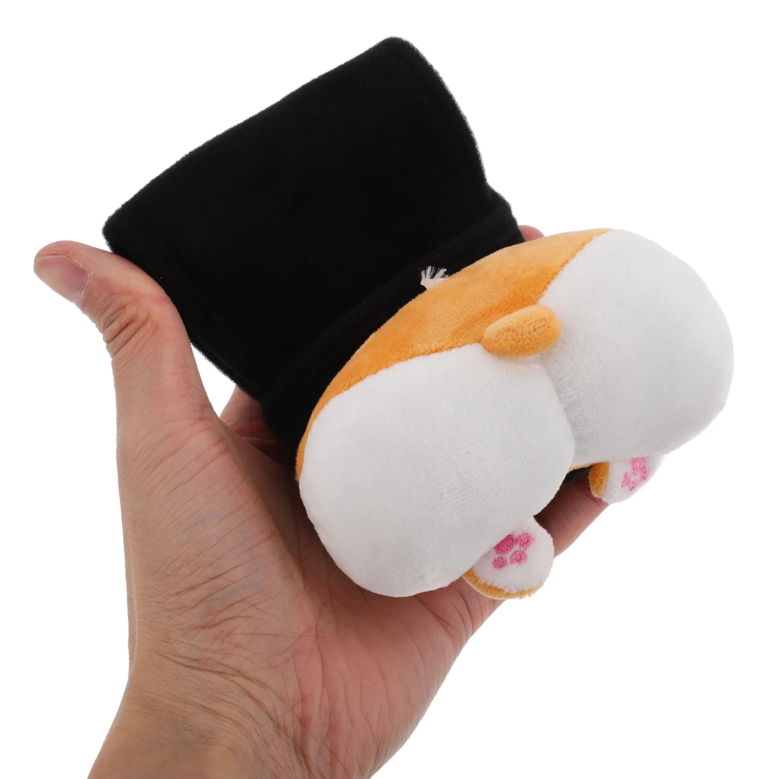 

Car Kit Corgi Accessories Interior Jacket with Hat Fuzzy Gear Shift Cover Gadgets Automotive Funny Stickers Miss