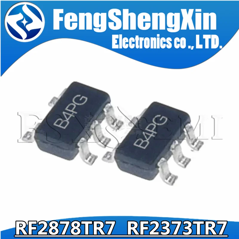 

10pcs RF2878TR7 B4PG RF2373TR7 73JK RF2878 RF2373 SOT23-5 Chips