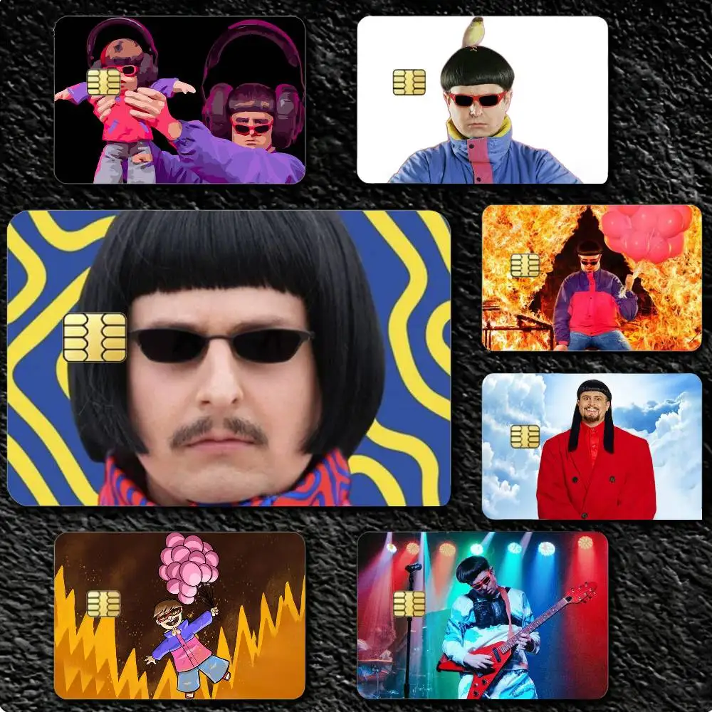 COOL R-RIP O-Oliver Tree-S  4pcs 1Set Card Stickers Small Waterproof Chip 4PCS Card Sticker Anti-Scratch