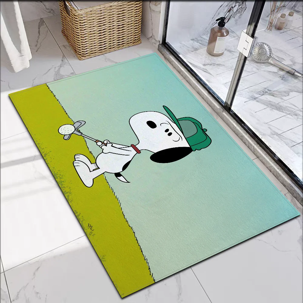 Entrance Door Mat Snoopy Children Room Mat Modern Home Decoration Bathroom Rug Custom Doormat Long Hall Carpet Non Slip Carpet