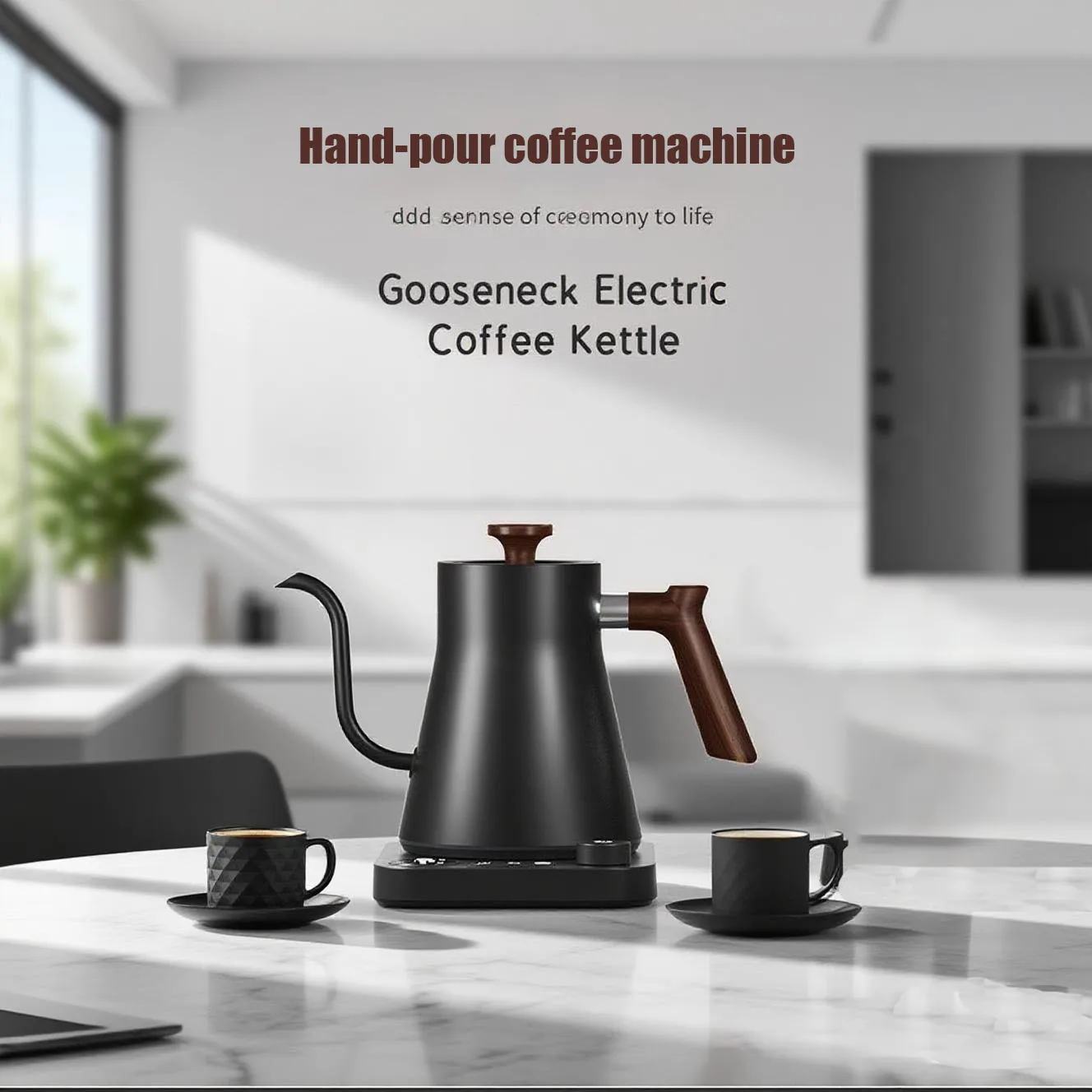 

Кофейный чайник из нержавеющей стали 304 — интеллектуальный контроль температуры, бытовой чайник с постоянной температурой и мелкими расходами