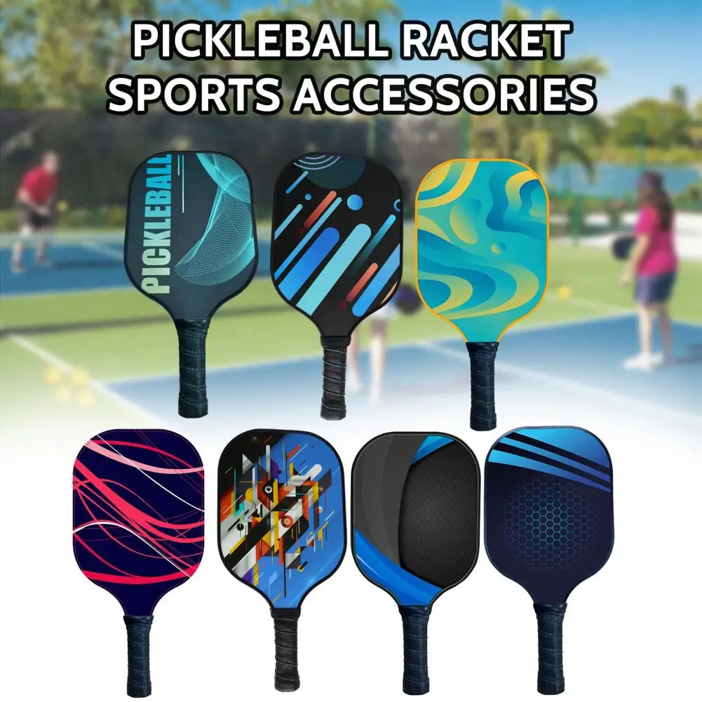 Pickleball Racket Premium Fiber Glass Pickleball Paddle With Non-slip Handle For Precise Control Ultra-comfy Grip For Pickleball