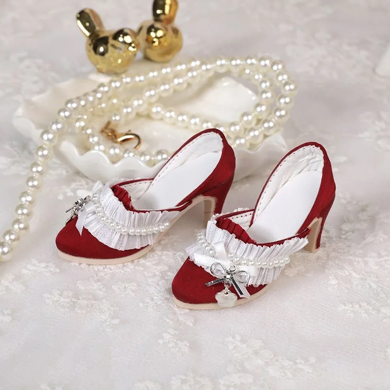 

Fashion Authentic 1/3 BJD High Heels, AS62 SD Pointy Tops Female Doll Shoes