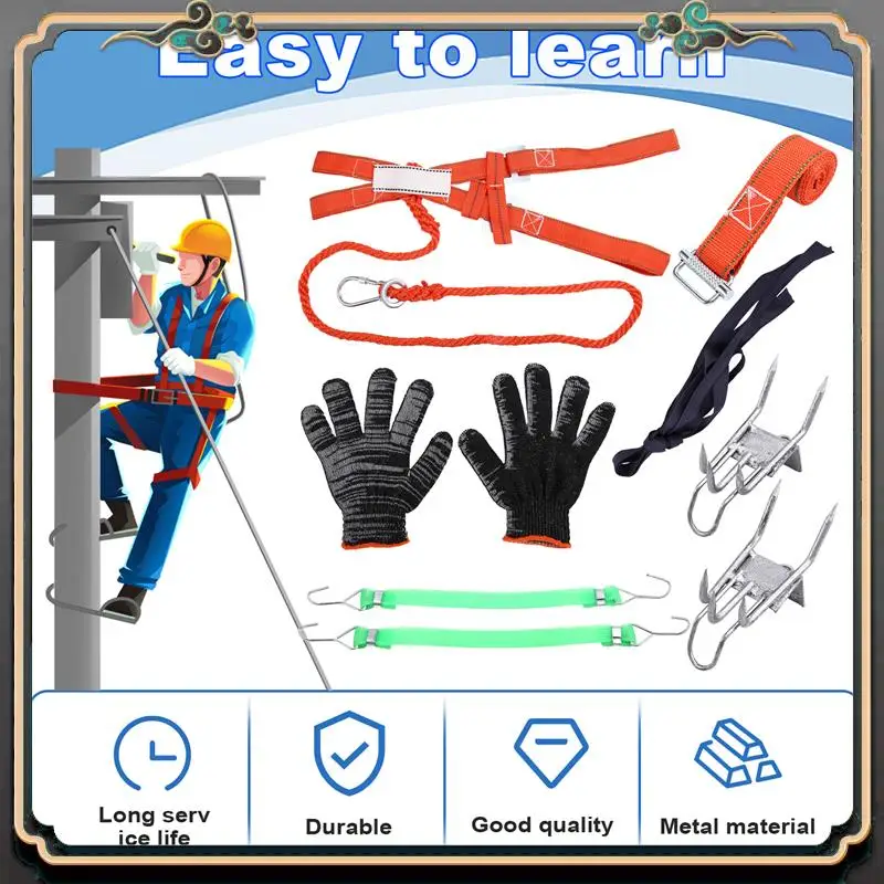 

Premium Pole Climbing Anti Skid Tree Climbing Tool Portable Tree Climbing Tool For Climbing Trees Outdoor Sports