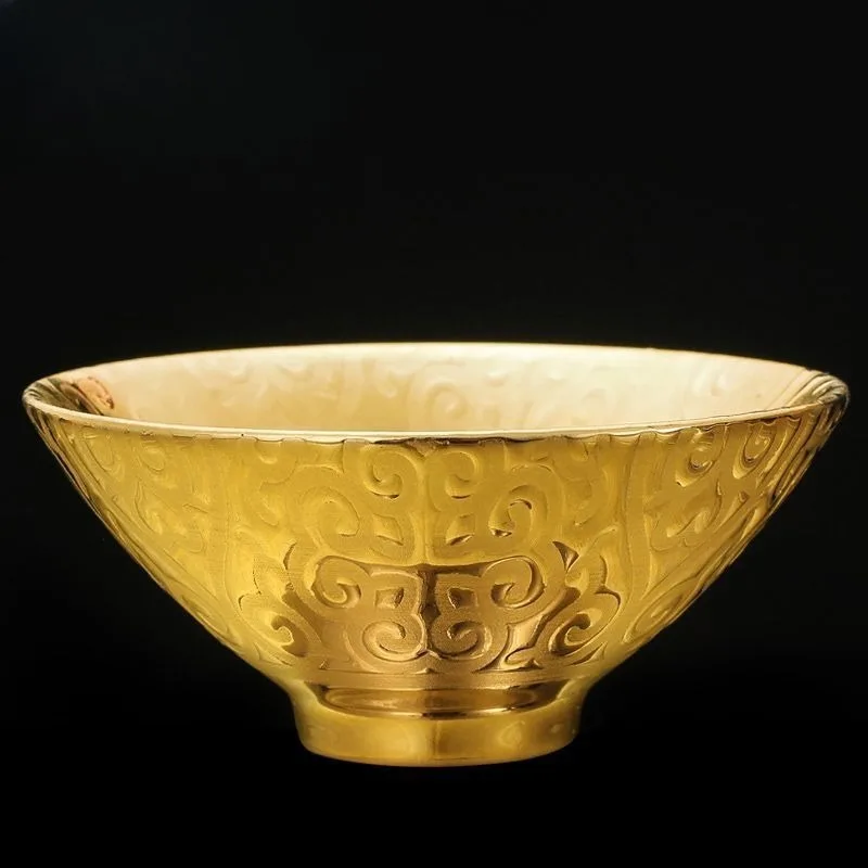 Handmade Dehua Mutton Fat Jade Porcelain Cabbage Cup Master Tea Cup Kung Fu Tasting Ceramic