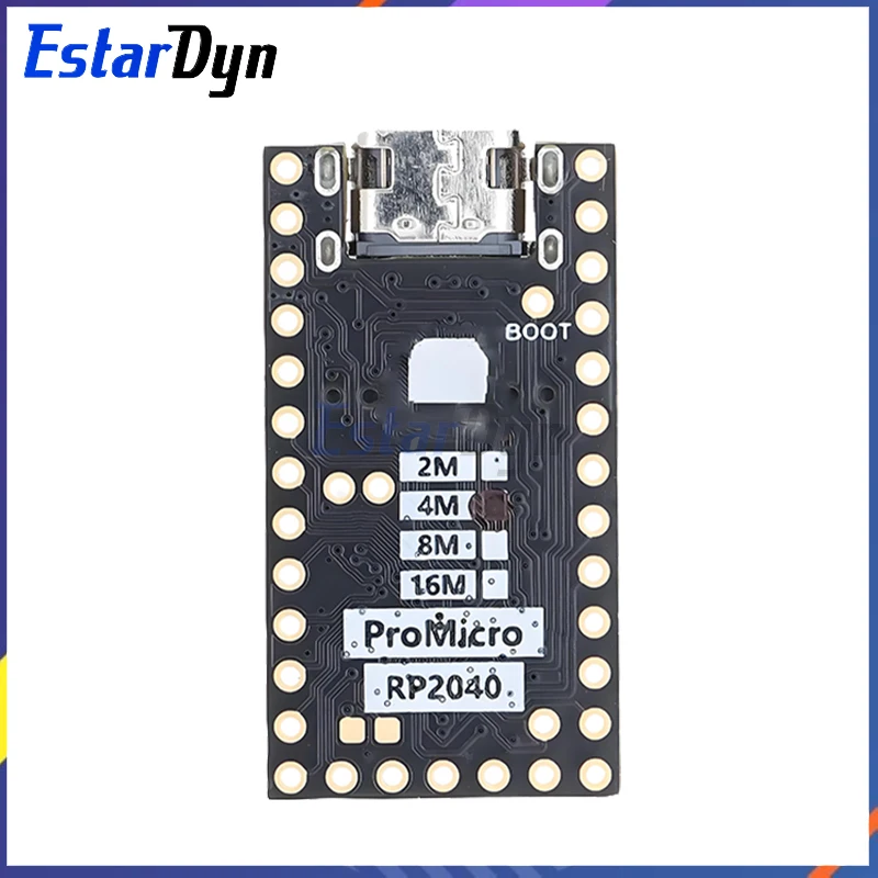 Estardyn Dual-Core RP2040 Pro Micro Board: Raspberry Pi PICO Development Board with MicroPython & USB-C