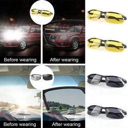 Nachtsicht Brille PC Rahmen Polarisierte Sonnenbrille Männer Outdoor Sport Sonnenbrille Tag Nacht Vision Fahrer Nacht Brille