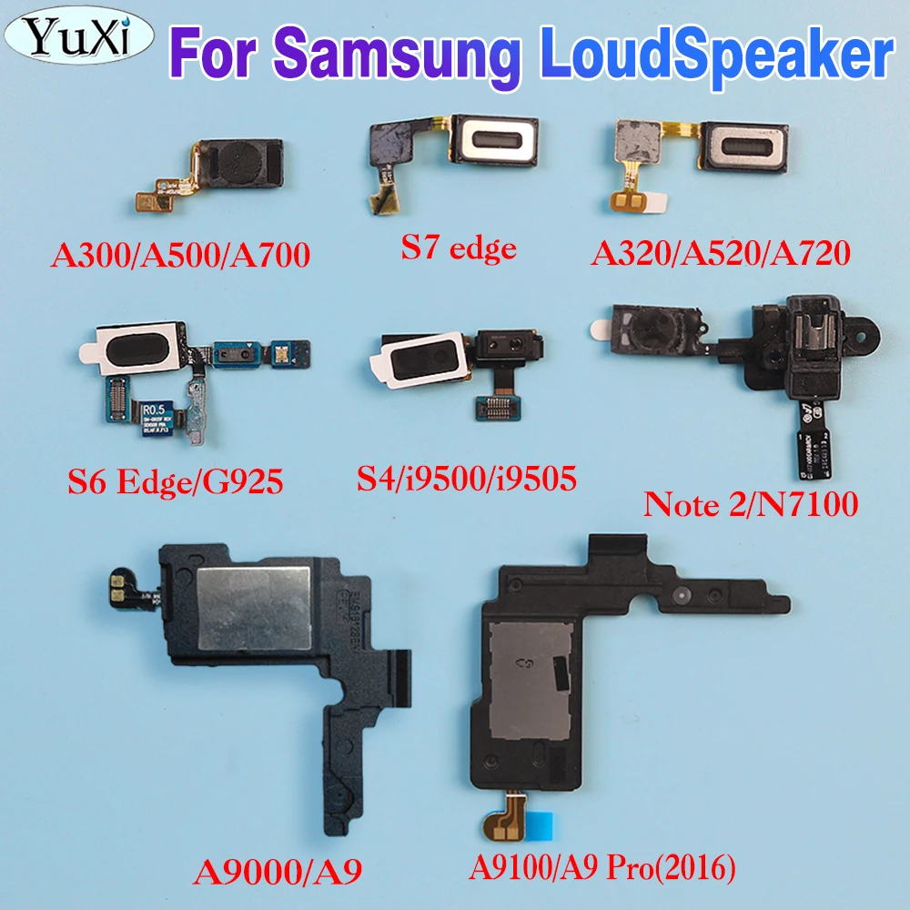 5Pcs Ear Sound Module Loudspeaker For Samsung Galaxy S7 edge S6 Edge S4 Note2 N7100 A9 Pro a9100 A3 A5 A7 A300 A500 Ear Speaker