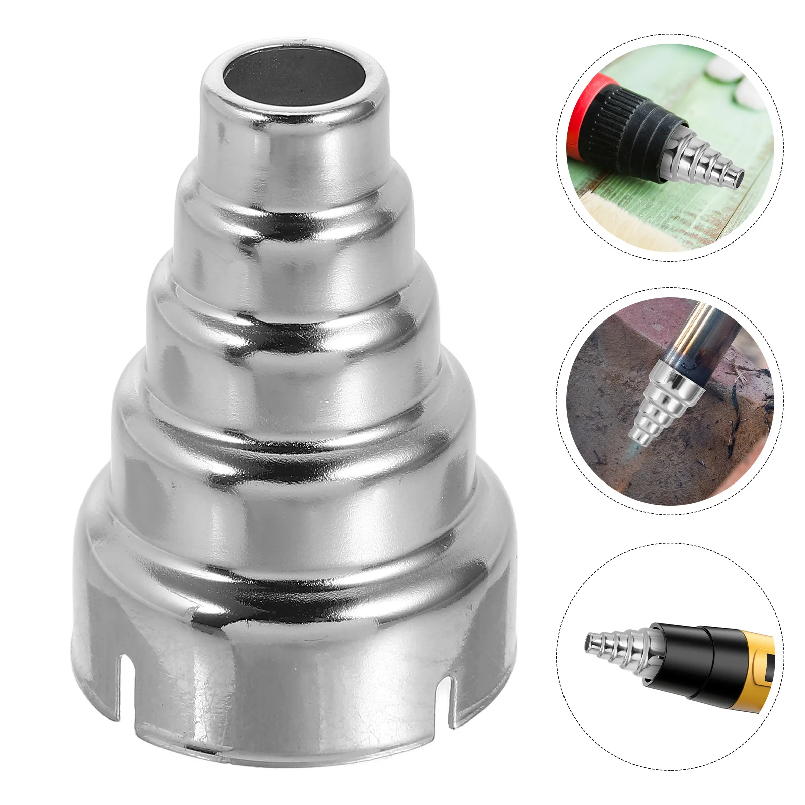 

Heat Resistant Hot Air Nozzle Stainless Steel Replacement Tips for Soldering Station Welding Repair Kit Air Blow Machine