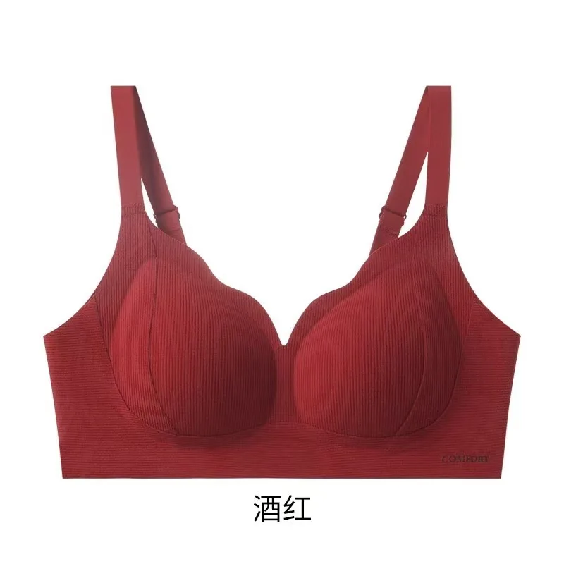 Kabelloser, leicht gefütterter BH für Damen, Unterstützung für kleine Brüste, Anti-Durchhängen, flexibler Komfort, Verbesserung für den Alltag, S-XL, MOYISU AB
