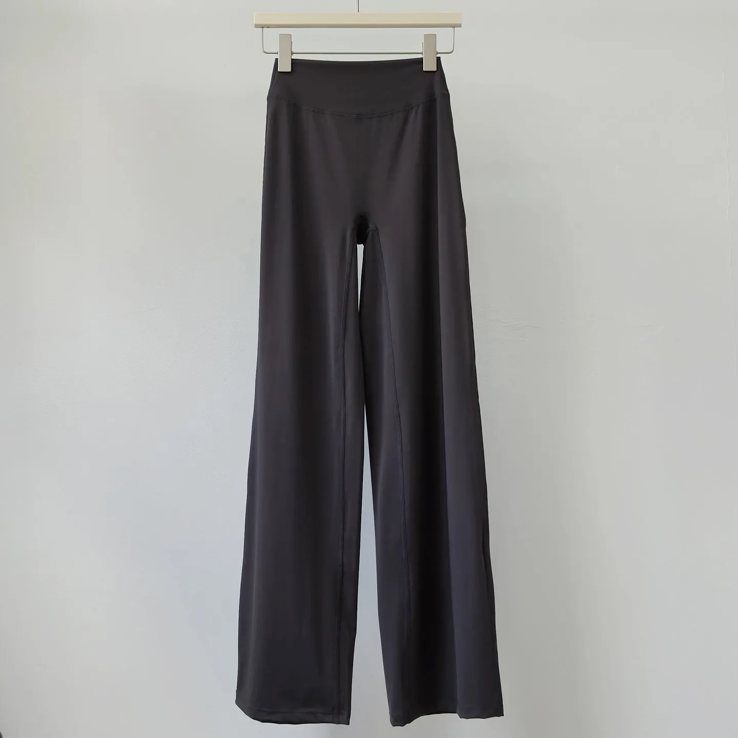 Damen-Pilates-Yoga-Hose mit geradem Bein, Hüftformend, locker geschnitten, weites Bein, atmungsaktiv, lässig, für Freizeit, Fitness, Outdoor-Sport und Laufen – Detail 5