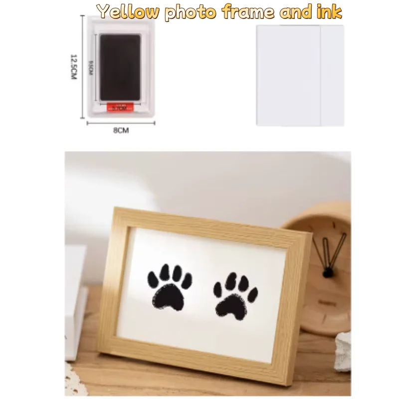 Haustier-Hund- und Katzenpfotenabdruck-Stempelset, sicher, ungiftig, für Baby-Handabdrücke, abwaschbar, leicht zu reinigen, DIY-Fußabdrücke, Haustier-Souvenirs, Top-Bewertung – Detail 21