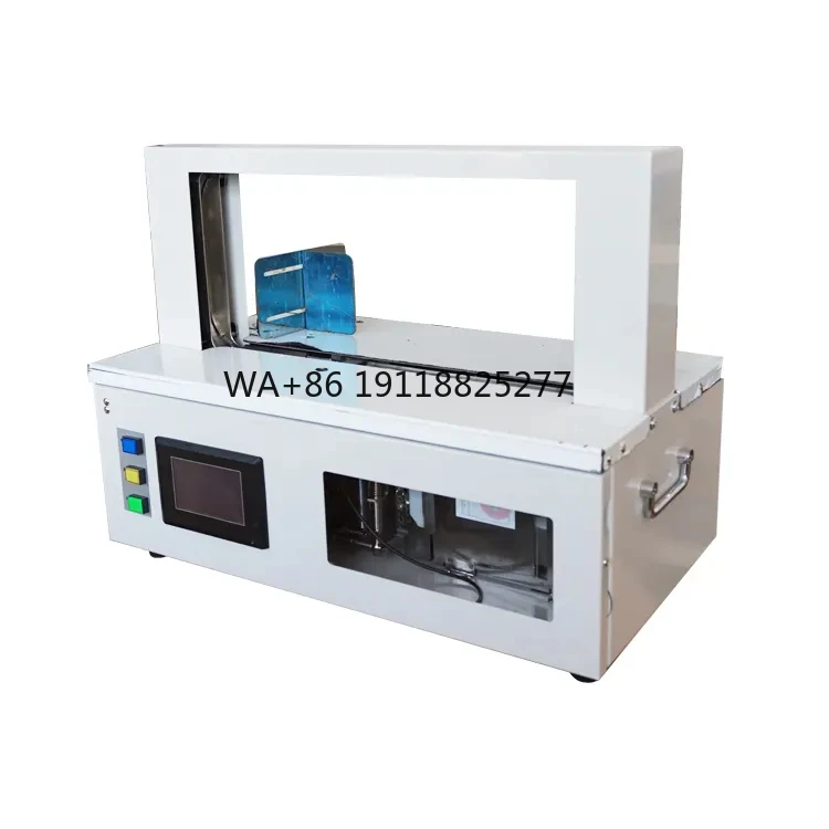 Automation Tape Bundled Tie Paper Strapping Machine Print Pack Strapping Machine Tape Bundled Tie Carton Banding Machine