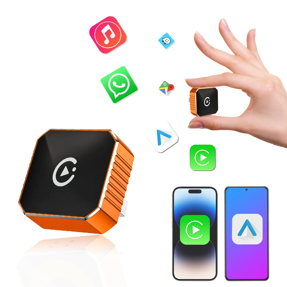 Picture 3: Wireless CarPlay & Android Auto Adapter – Plug & Play, 3X Speed Auto Connect for 1000+ Vehicles, iOS & Android