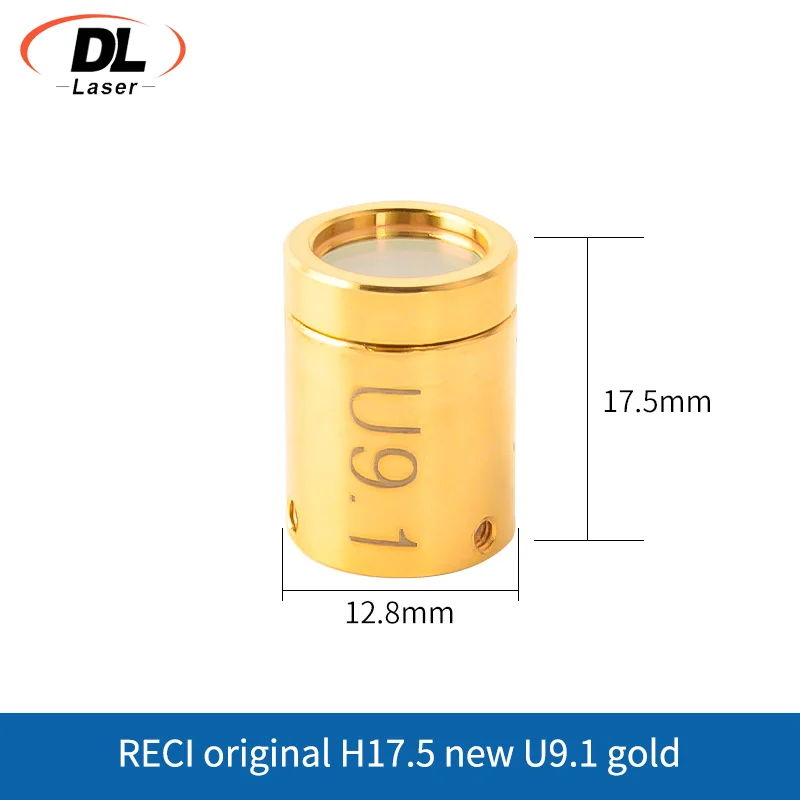 DL Laser RECI QBH Fiber Laser Source Output Protective Connector Lens Group With Cap for Cutting Machine Laser Generator