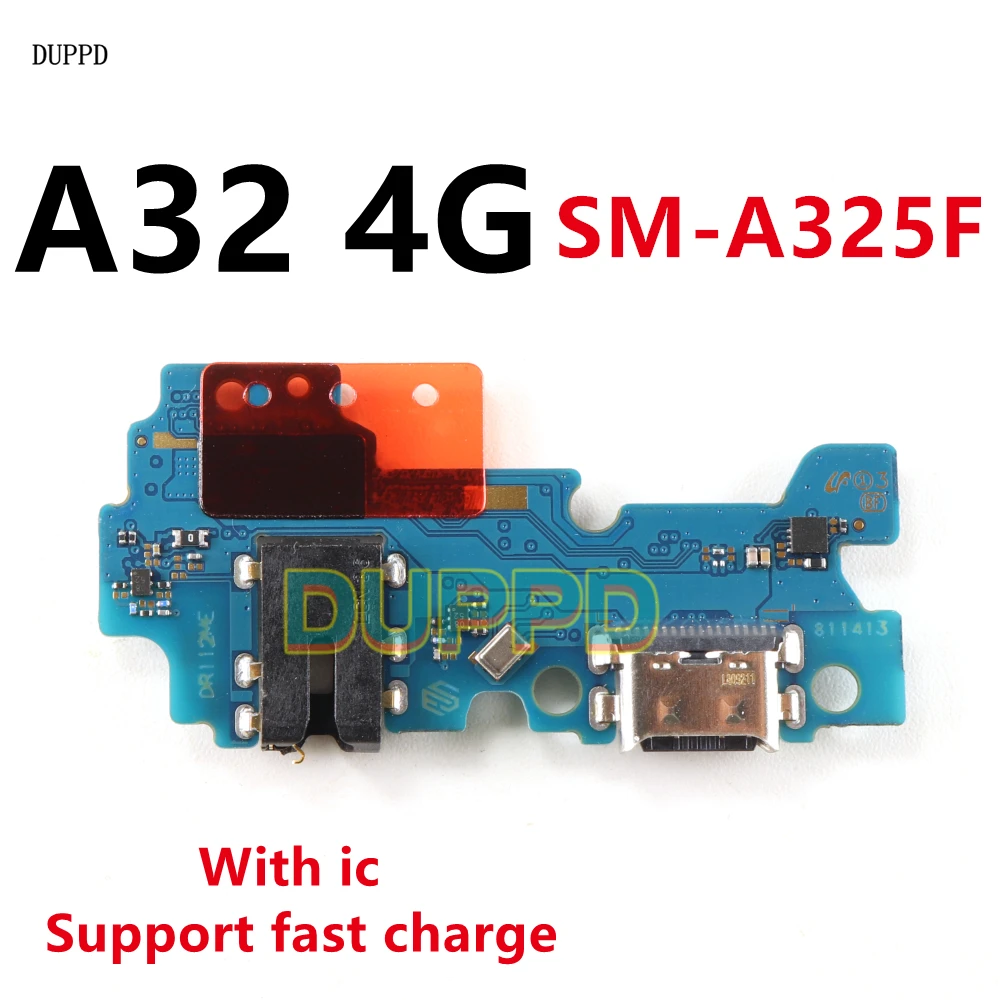 For Samsung Galaxy A32 4G 5G A325F A325 A326B Dock Connector USB Charger Charging Port  Mainboard Main Mother Board Flex Cable image 3