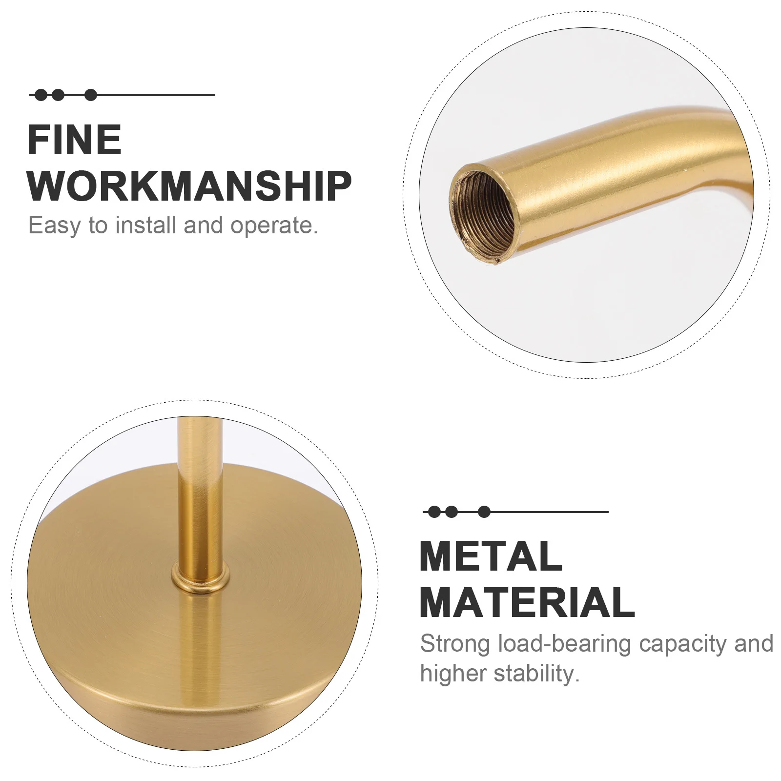 

1Set Wall Light Pole Solid Metal Durable Replacement Lamp Holder Support Hanging Bracket Fixture Accessory Wall Light Pole