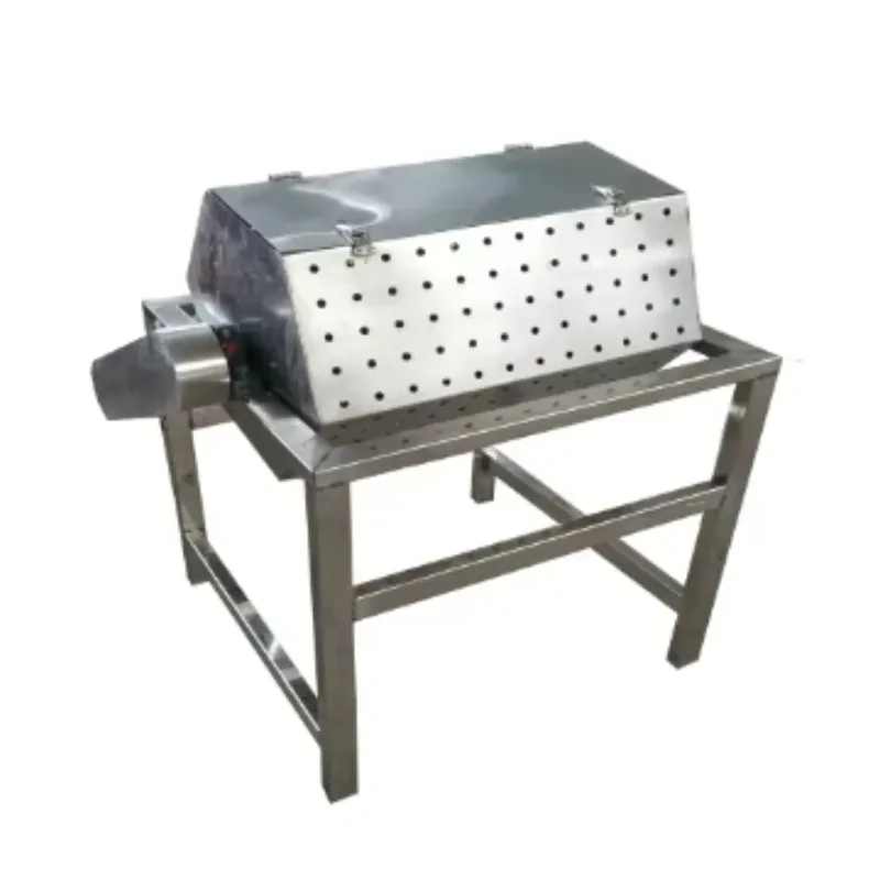 حار بيع جودة عالية السعر المنخفض مصغرة جميع الفولاذ المقاوم للصدأ مسلوق السمان شل كسارة، رخيصة / كسارة قذيفة السمان