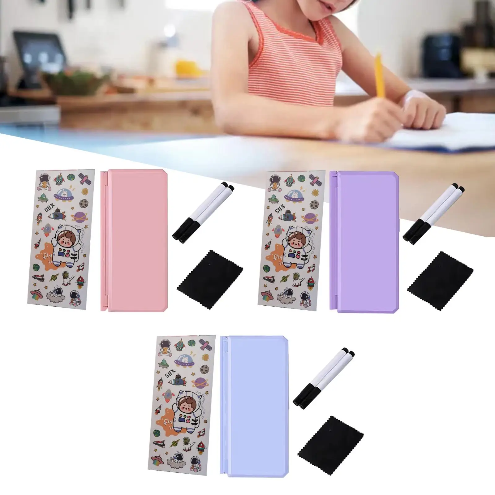 Pencil Case Reading Rack Cute Stationery Organizer Box for Tape Ruler