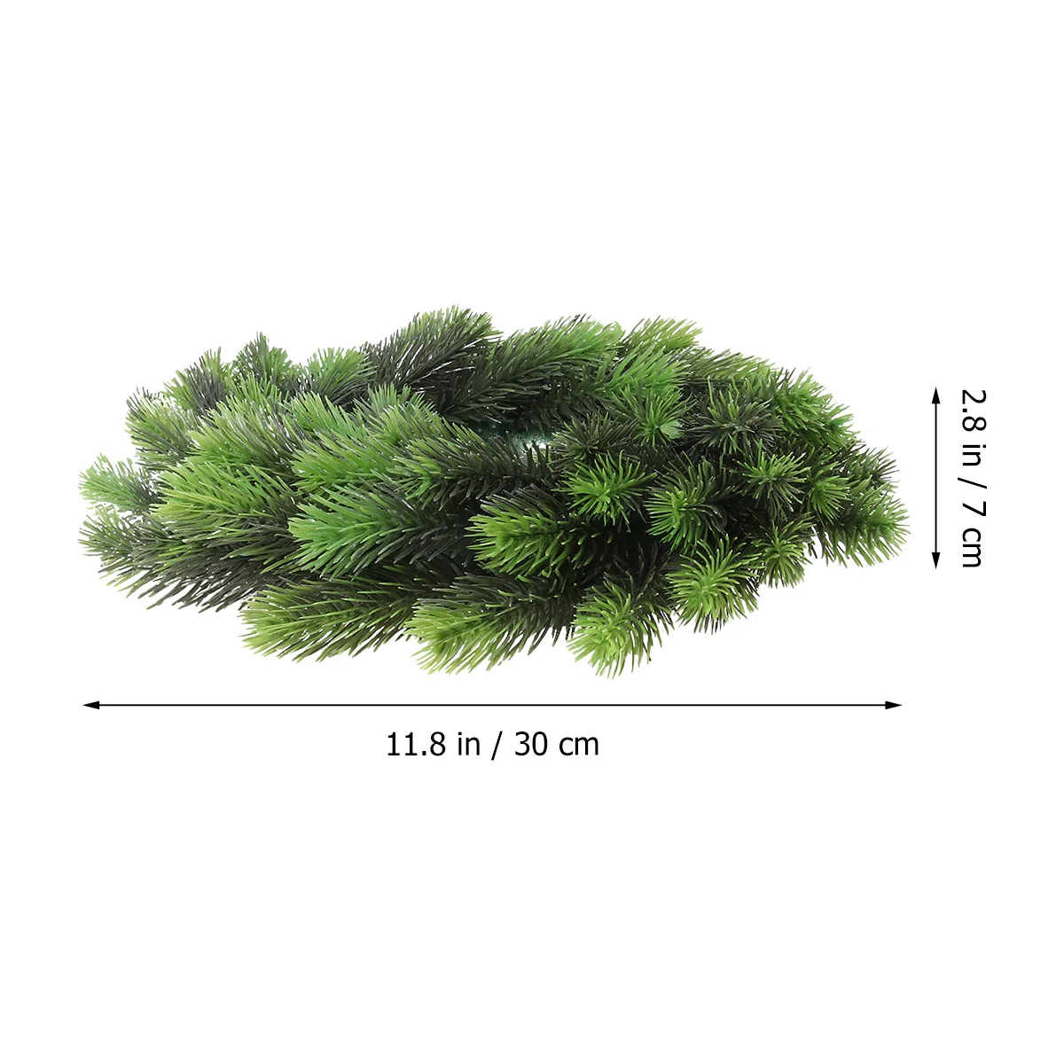 

Christmas Wreath Plastic Grass Pine Garland Hanging Decoration for Home Shop Hotel Festival Christmas Wreath Decor Garland Decor