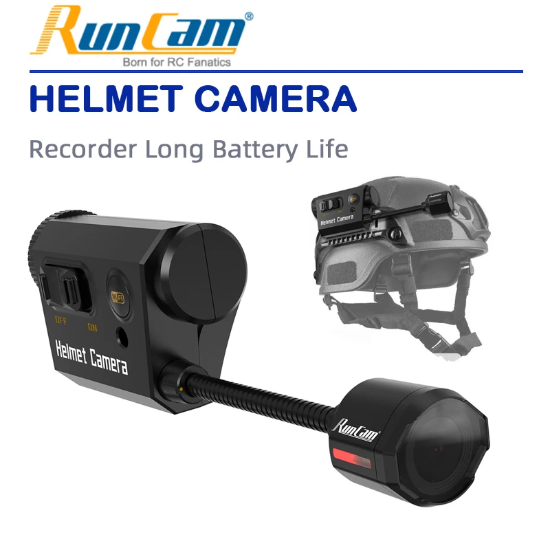 

RunCam Helmet Camera Recorder Long Battery Life