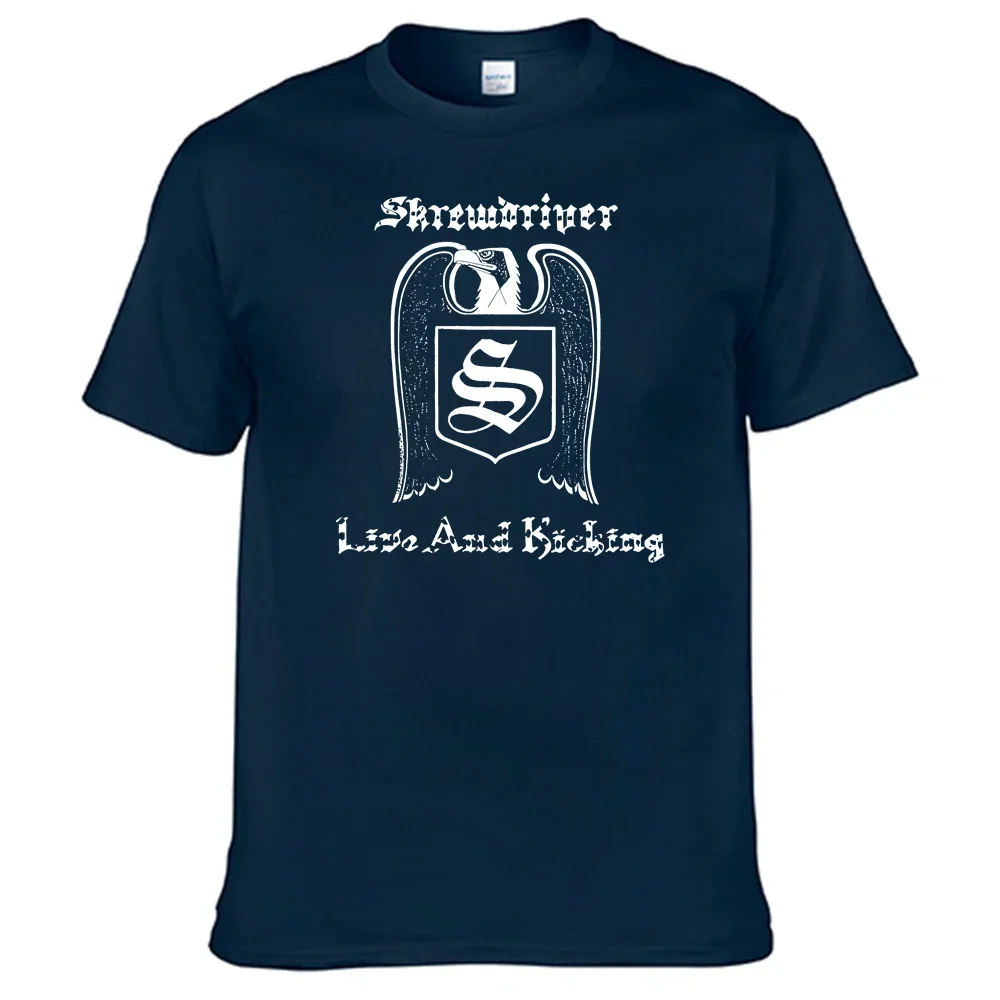 Band Skrewdrivers T Shirt 100% Cotton Men Shirt N015