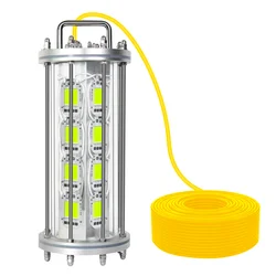 AC220V 800W 1600W 2000W 3000W 4000W 5000W LED Underwater Fishing Light Green Night Fishing Light Fishing Lure LED