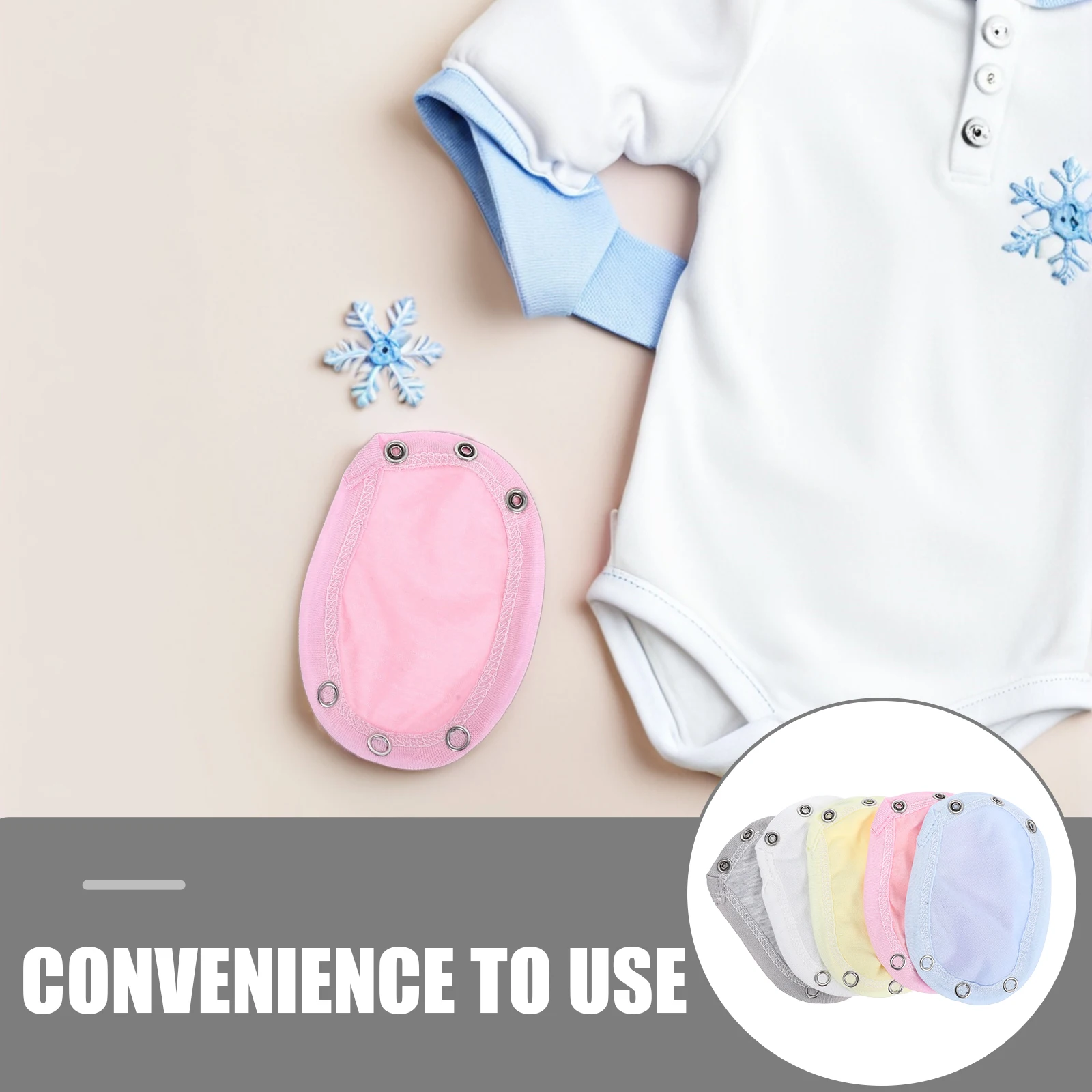 綿ジャンプスーツエクステンダー幼児バットバッグ延長実用的なラップアラウンド服ボディスーツスナップエクステンダーベビーボディスーツエクステンダー