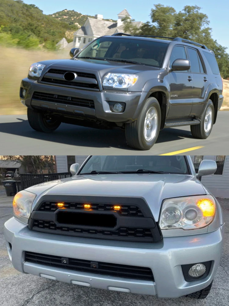 

For Toyota 4 Runner 2006 2007 2008 2009 Mesh Center Racing Grills Raptor Style Honeycomb Mesh Car Front Bumper Radiator Grille
