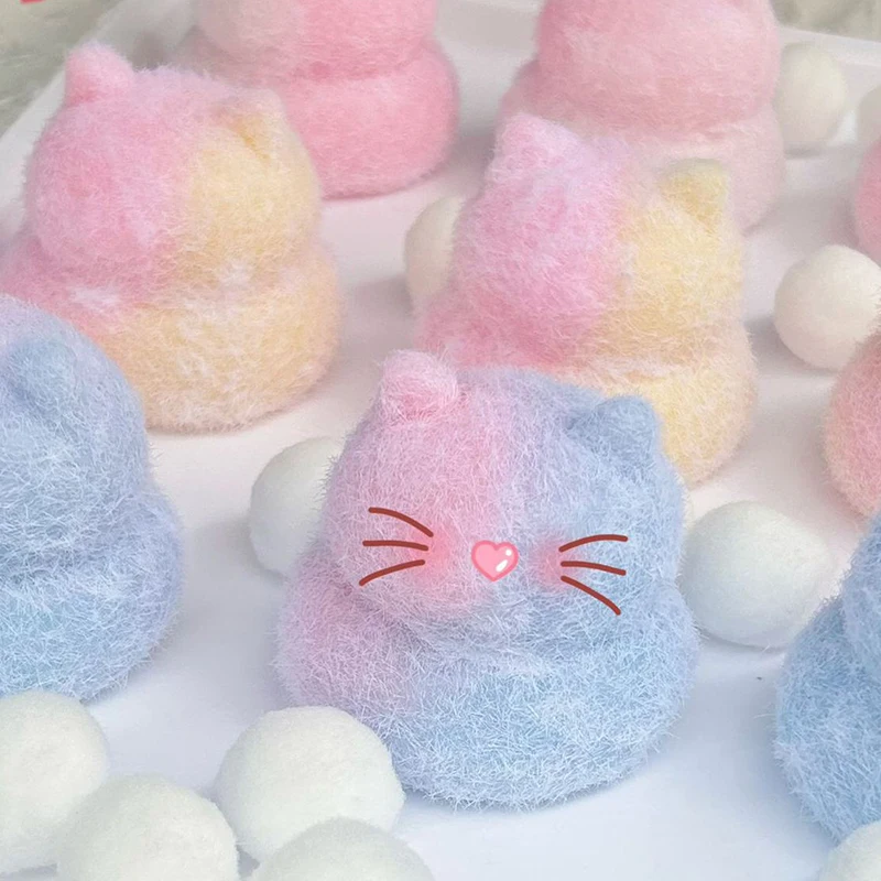 

Cartoon Plush Cat Slow Rebound Toy Soft Stress Relief Toy Kawaii Pinch Fidget Toys For Kid Adult Interesting Gifts