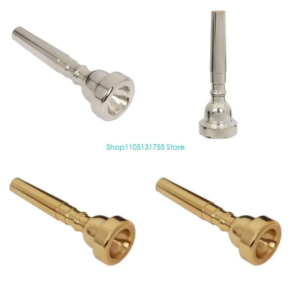 

K0EF Медный мундштук в форме пули Тон Музыкальная труба Размер 7C Подходит для Yamaha Bach