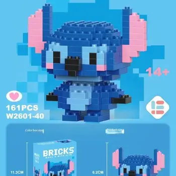 산리오 빌딩 BikaqiuBlock 장난감, 작은 입자 만화 캐릭터 모델, 건설 조립 장난감, 어린이 선물 