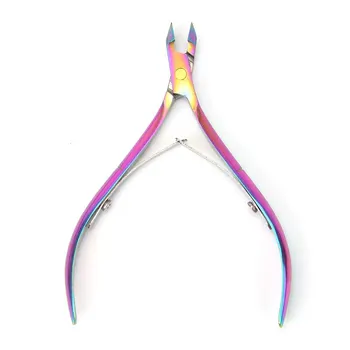 Kleurrijke Nagel Cuticula Nipper Clipper 1 Stuks Kleurrijke Schaar Tang Dode Huid Verwijderaar Clear Nail Art Tool Voor Schoonheidssalon