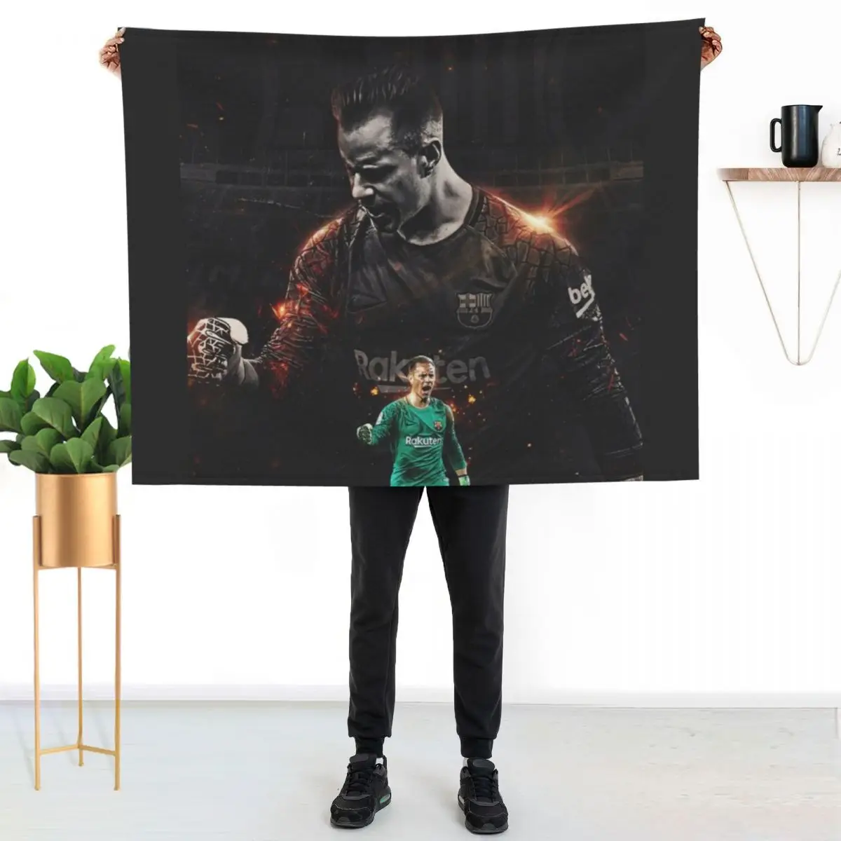 Wallpaper Stegen Art Throw Blanket Plaid Warm Luxury Thicken Furry Giant Sofa Thin Blankets