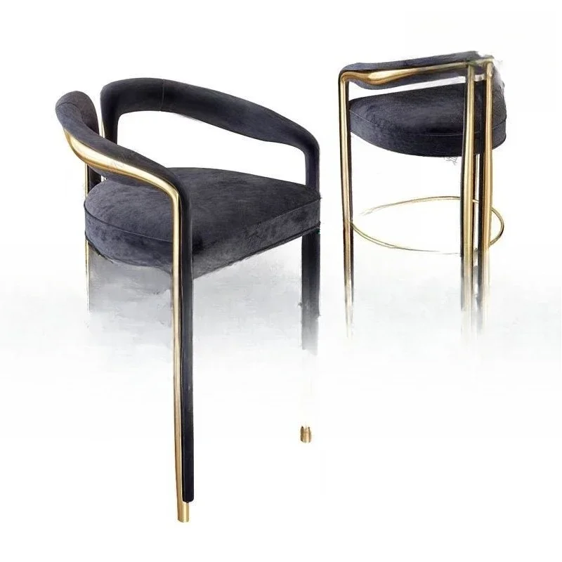 

Light Luxury High Luxury Modern Simple High Stool